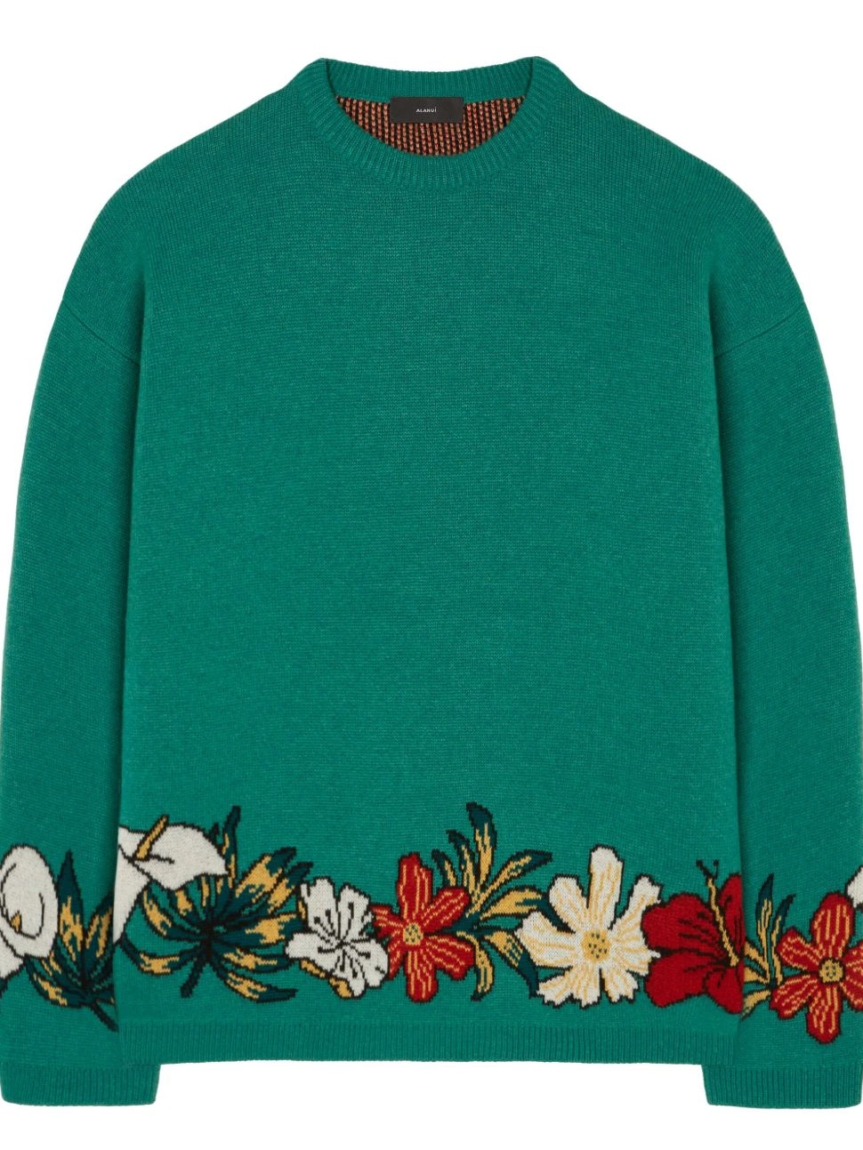 Cheap intarsia-knit jumper Alanui floral Women cashmere 0330